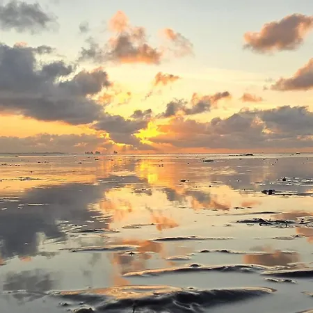 Strandgut 49 - Exklusive Penthousewohnung Mit Sauna & Nah Am Strand! Lejlighed Tossens